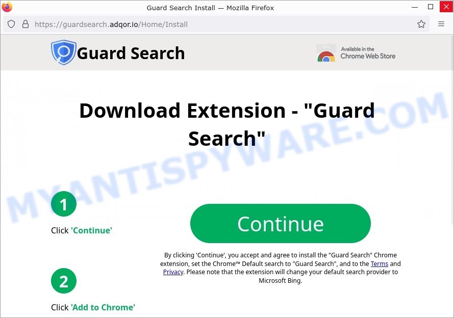 Guard Search extension (Virus Removal Guide) Search Engine Fix