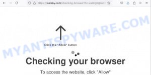 Oeraky.com Checking your browser scam