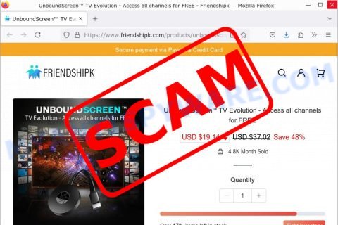 UnboundScreen TV Evolution box scam