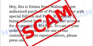 Walmart PlayStation 5 Order Scam